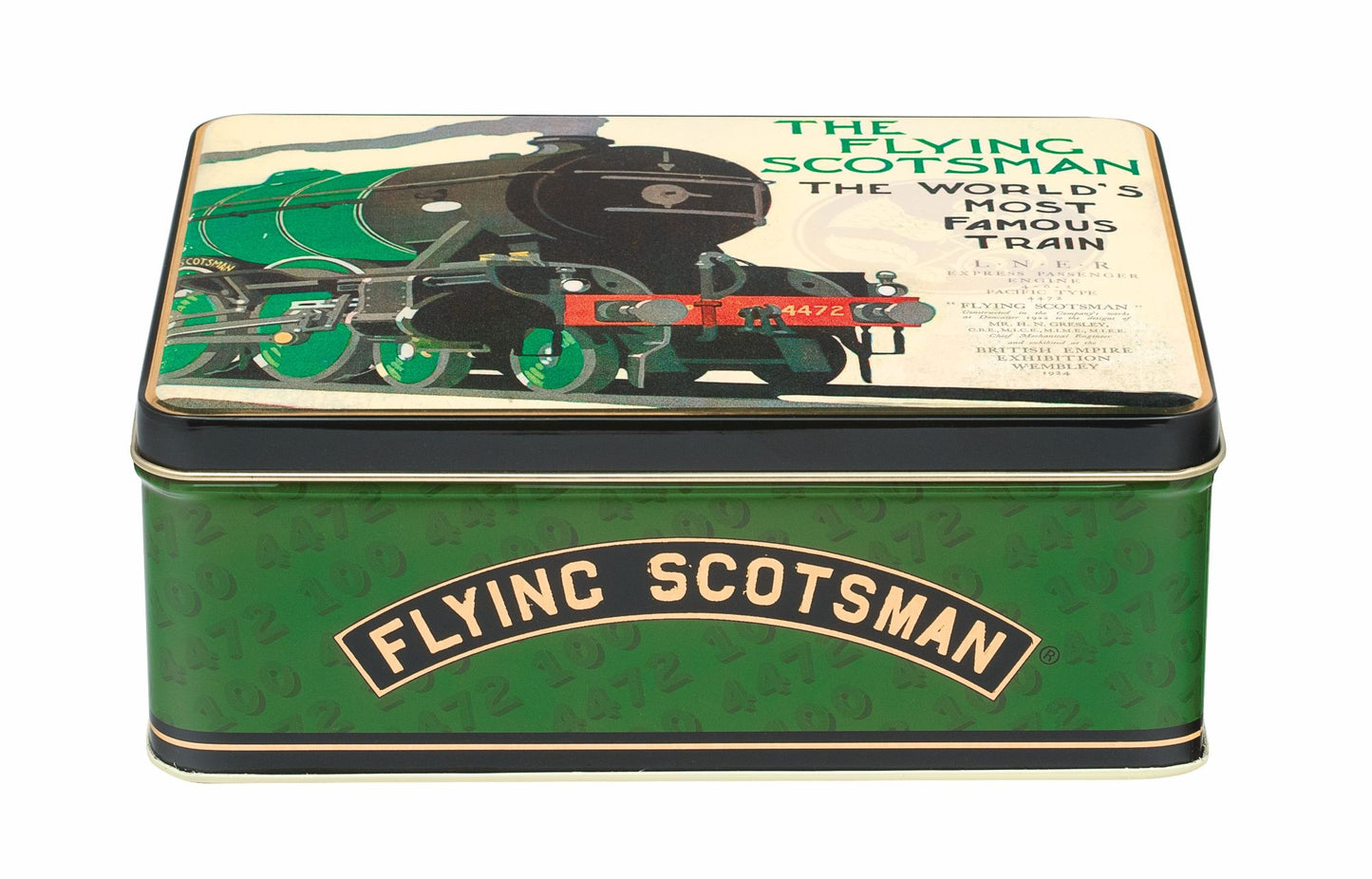 Flying Scotsman biscuit tin