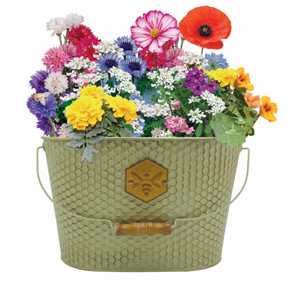 Honeycomb wildflower trough