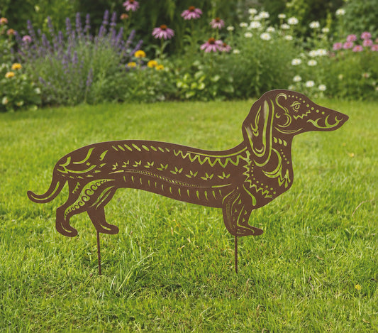 Dachshund garden decoration