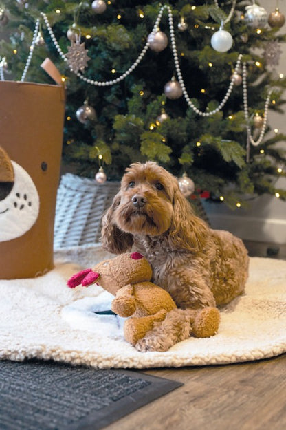 Tufflove reindeer dog toy