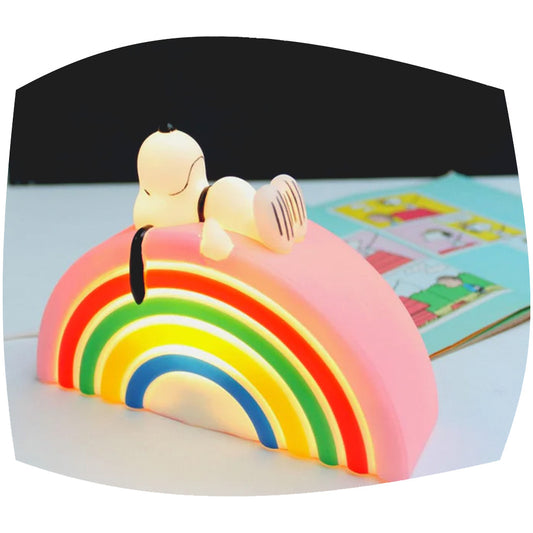 Peanuts snoopy rainbow led light