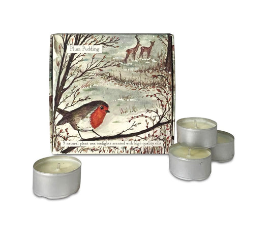 Robin plum pudding scented candles