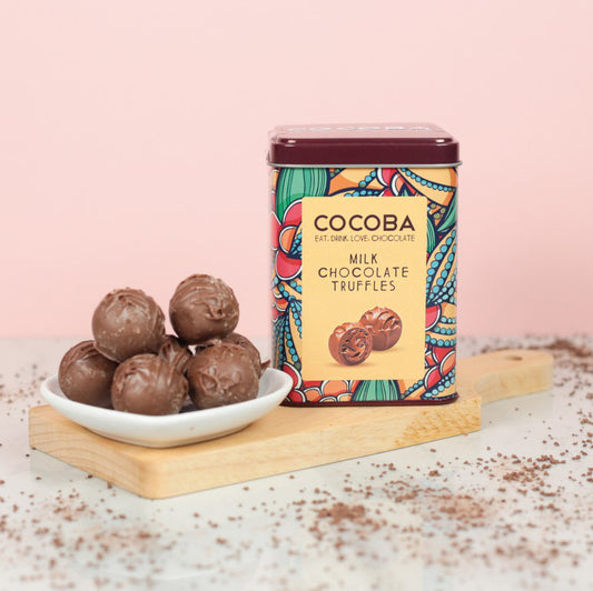 Milk chocolate truffles
