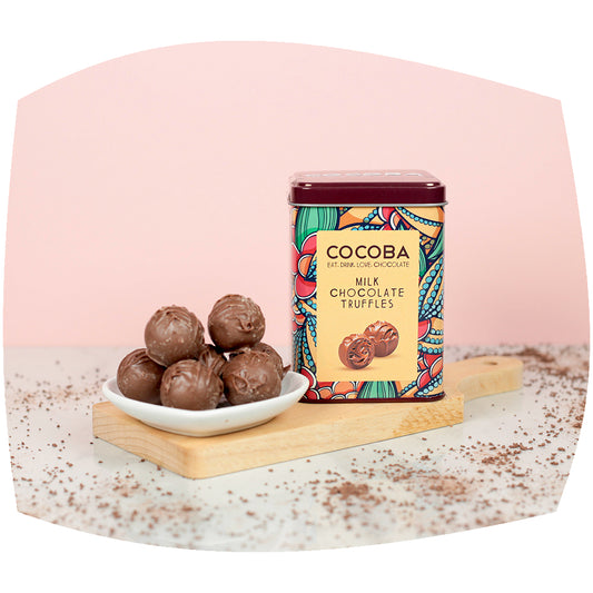 Milk chocolate truffles