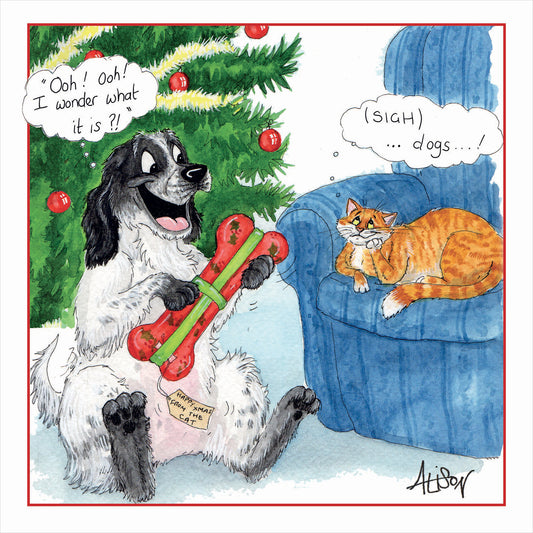 I wonder what it is! Christmas cards