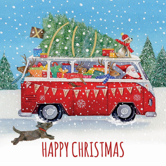 Christmas campers Christmas cards