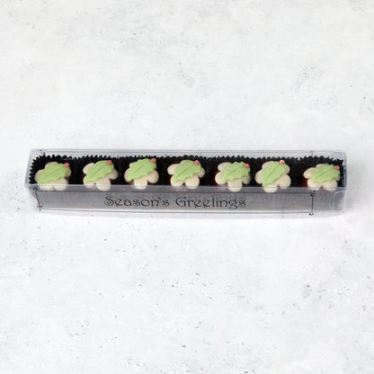 Marzipan Christmas puddings