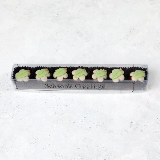Marzipan Christmas puddings