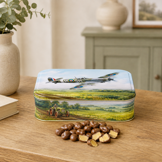 Spitfire tin with honey crunch