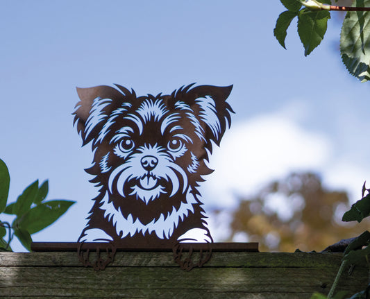 Fence decoration - terrier