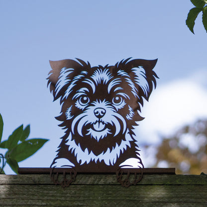 Fence decoration - terrier