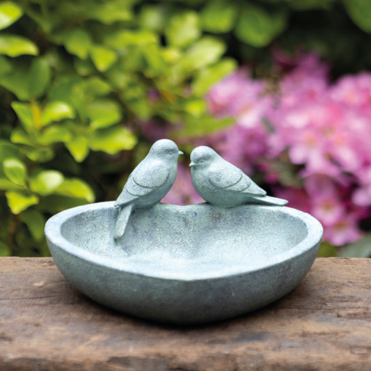 Heart shaped bird feeder
