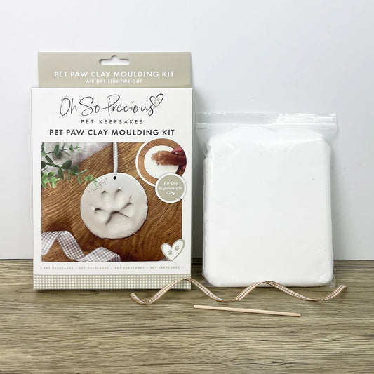 Pet paw clay moulding kit