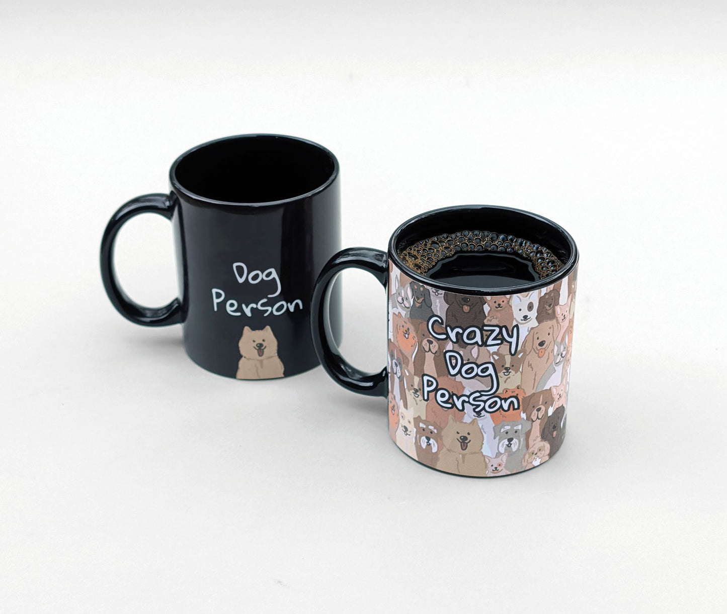 Crazy dog person heat changing mug