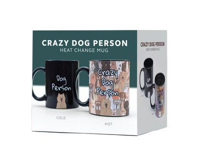Crazy dog person heat changing mug