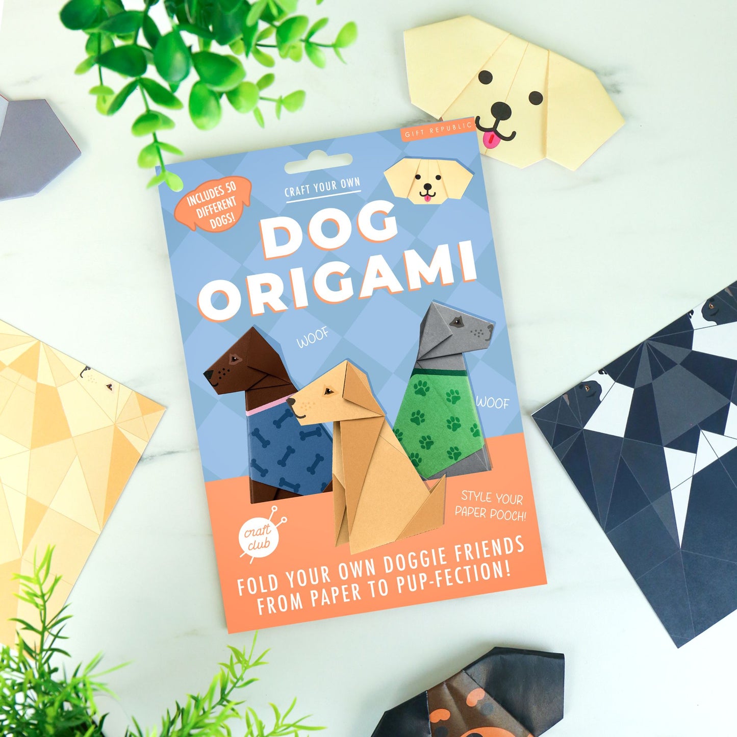 Dog origami