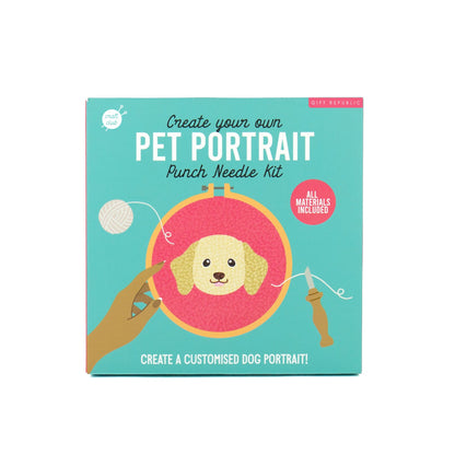 Dog punch needle kit