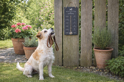 Weather for walkies slate sign