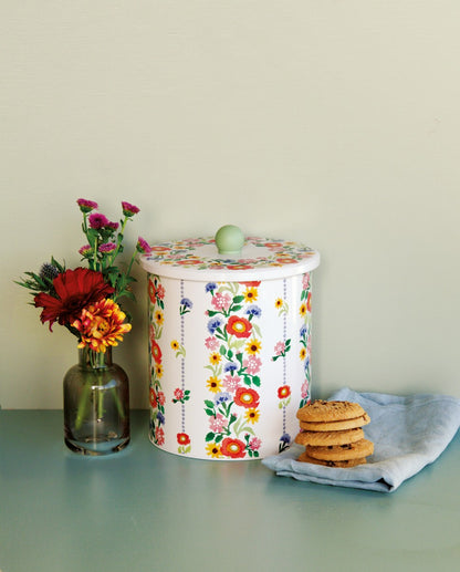 E. Bridgewater poppies biscuit barrel