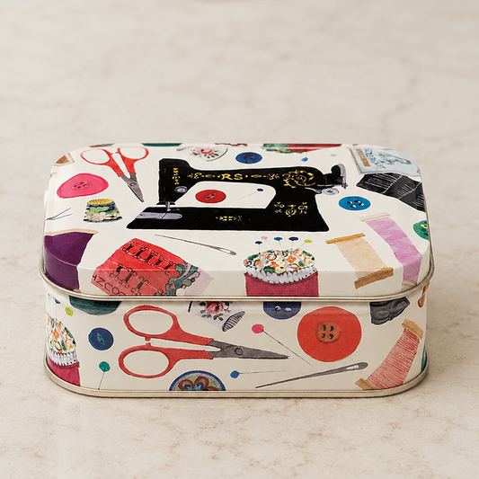 Needles & thread tin with fruit jellies