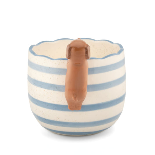 Peeking pup planter