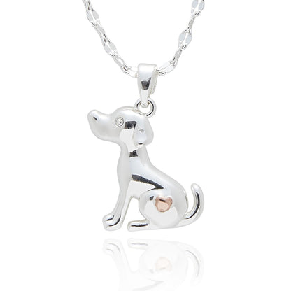 Love dog necklace
