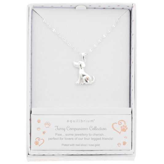 Love dog necklace