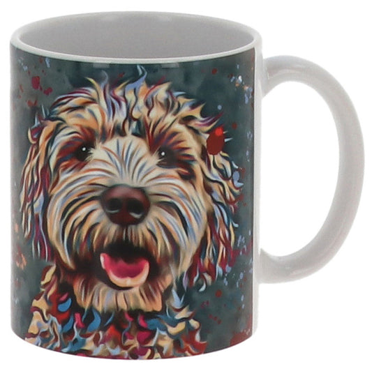 Colourful Cockapoo mug