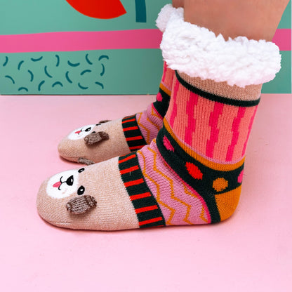 Dog house slipper socks