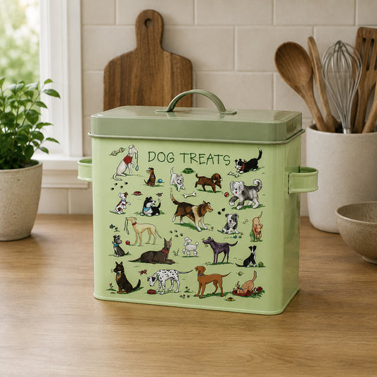 Hot dogs treat tin
