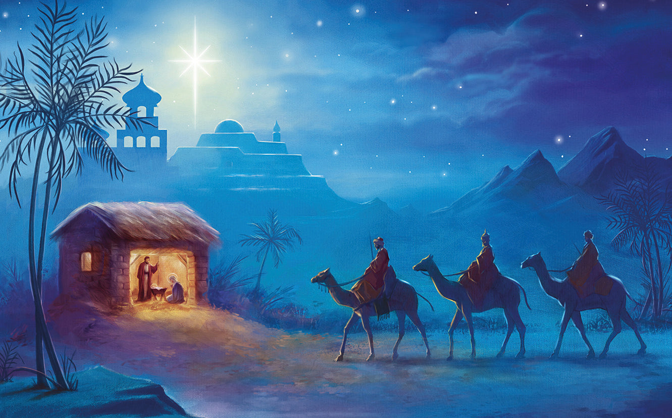 Three wise men Christmas cards