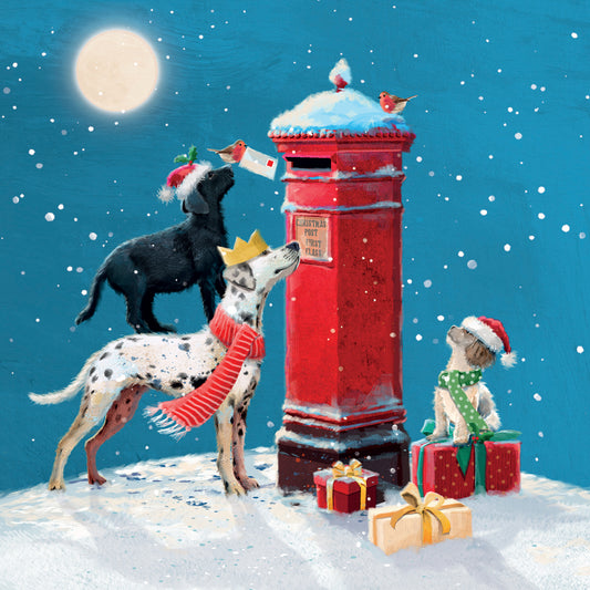 Festive Teamwork! Twin Pack Christmas cards