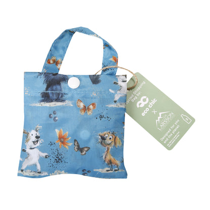 Cute dog foldaway shopper