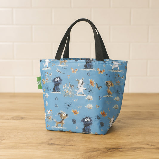 Cute dog insulated lunch bag