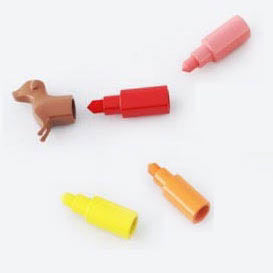 Rainbow Dachshund markers