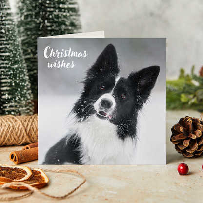 Christmas Wishes Collie Christmas cards