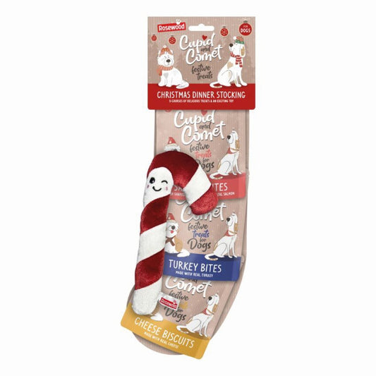 Christmas dinner dog stocking