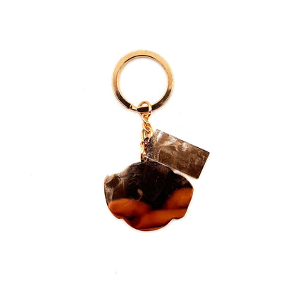 Dog person key ring