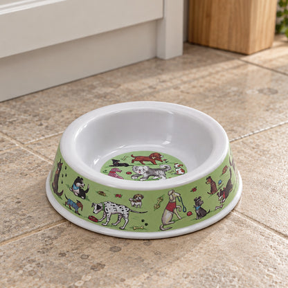 Hot dogs dog bowl