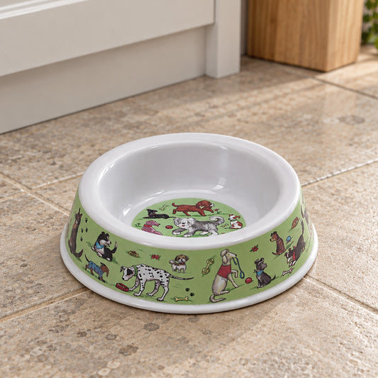 Hot dogs dog bowl