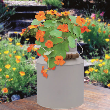 Nasturtium milk churn