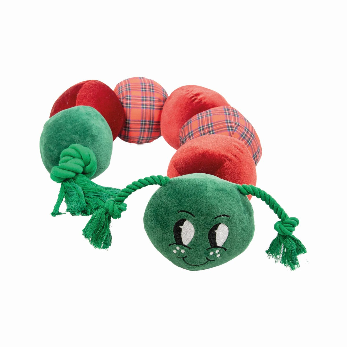 Jumbo Casper caterpillar dog toy