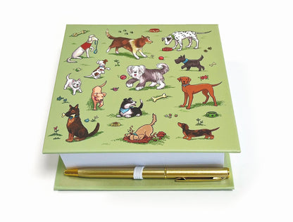 Hot dogs memo block with pen