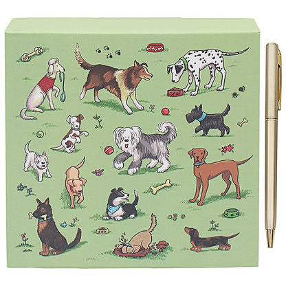 Hot dogs memo block with pen