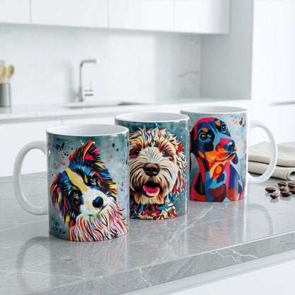 Colourful Cockapoo mug