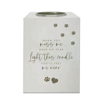 Pet memory tealight holder