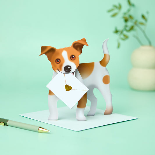 3D card - Jack Russell