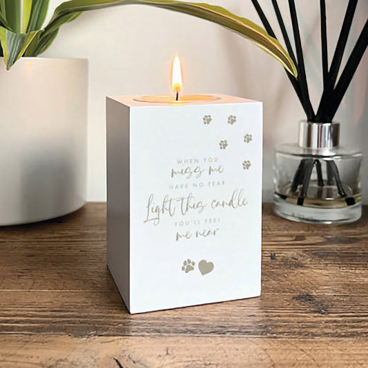Pet memory tealight holder