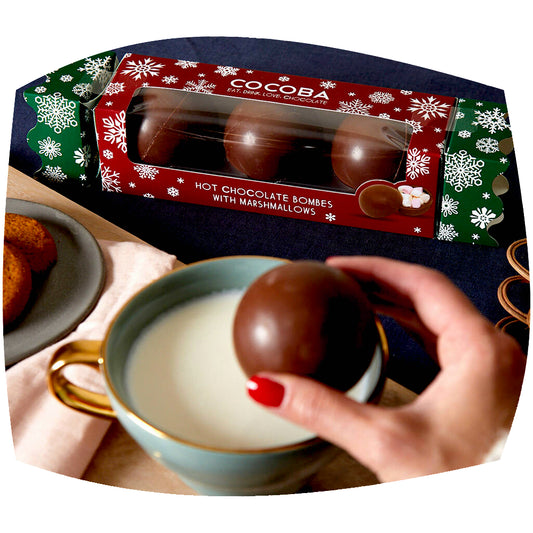 Hot chocolate bombe trio
